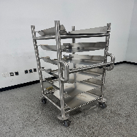 Stainless Steel Tray Cart image 3